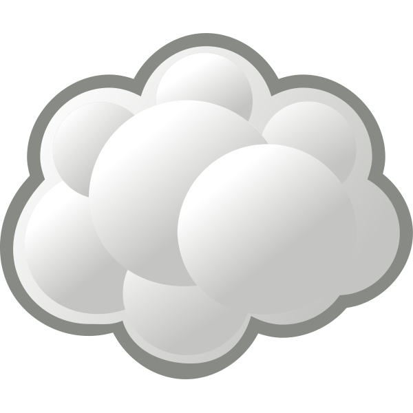 SVG Internet cloud vector graphics