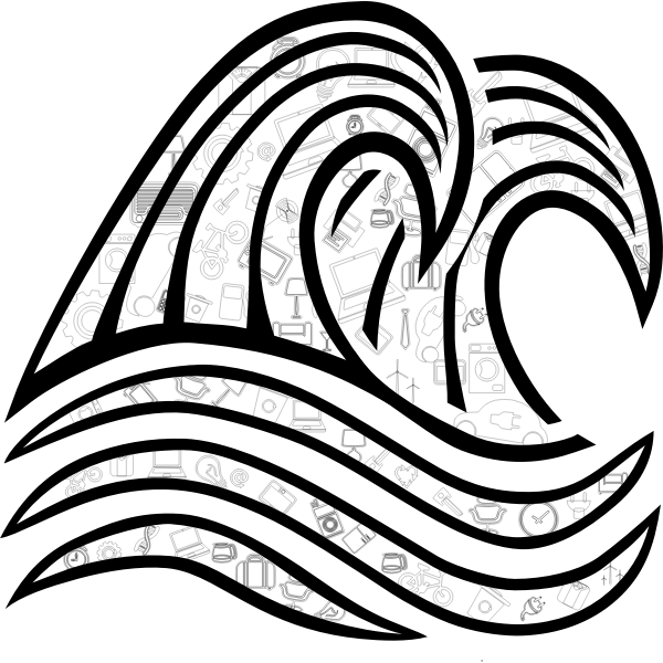 SVG Internet connection wave