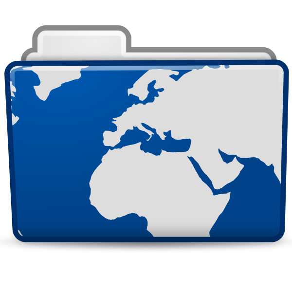 SVG Internet folder icon