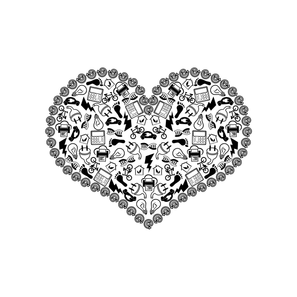 SVG Internet heart