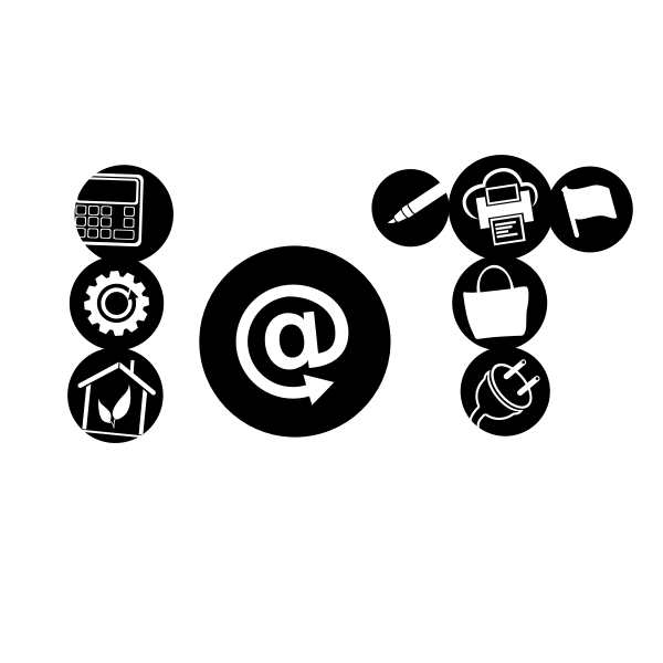 SVG Internet icon silhouette