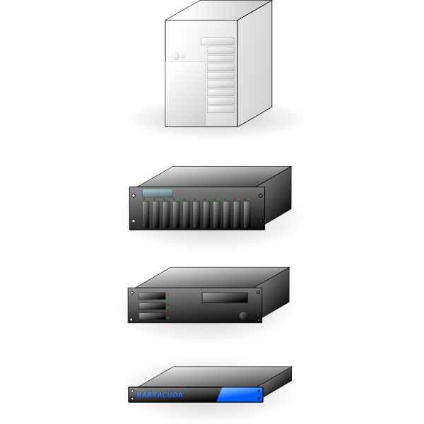 SVG Internet servers vector illustration
