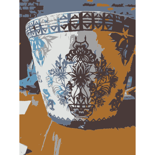 SVG Intricate Chinese woodcut pattern