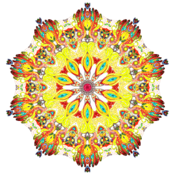 SVG Intricate Colorful Pattern 3 Variation 2