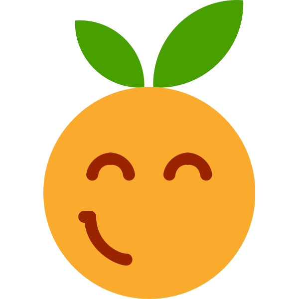 SVG Intriguing orange