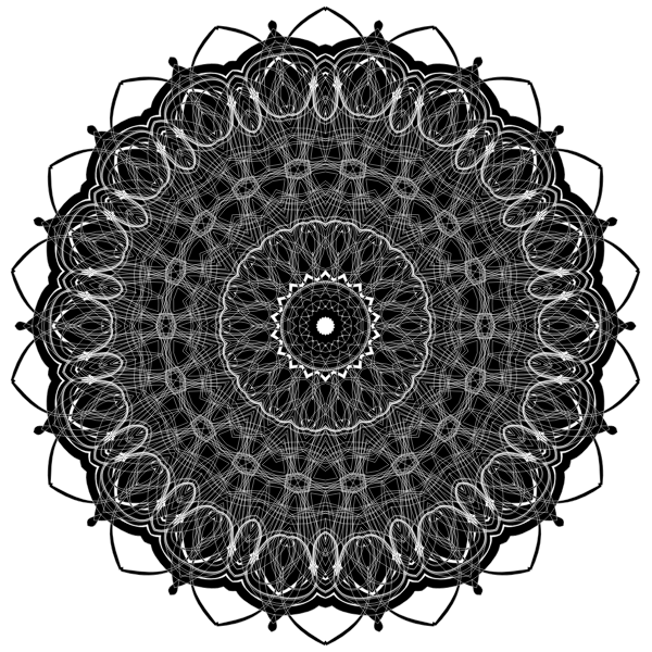 SVG Inverse geometric silhouette vector image