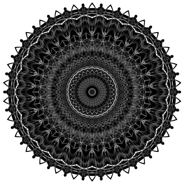 SVG Inverse geometric vector silhouette