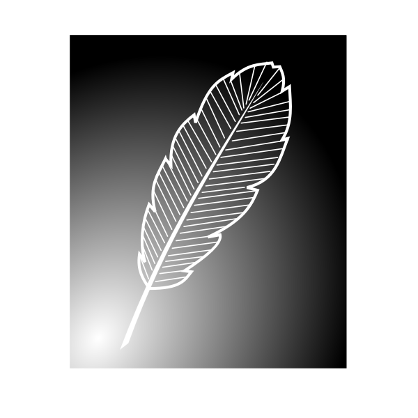 SVG Inverted feather image