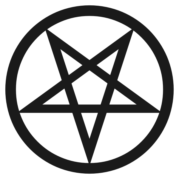 SVG Inverted pentacle