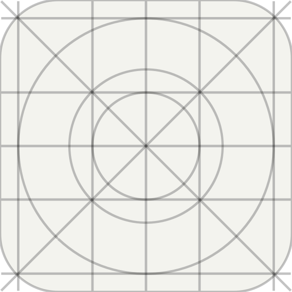 SVG iOS 7 Icon Template