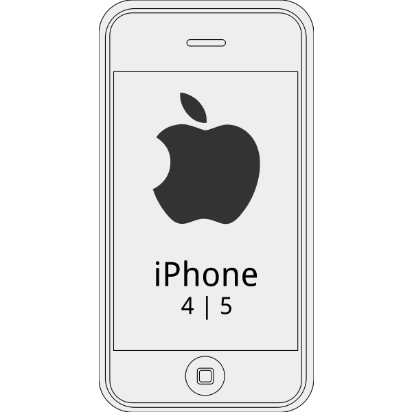 SVG iPhone 4  5