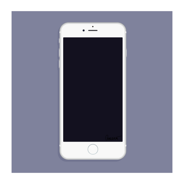 SVG IPHONE 6 BW OC 2