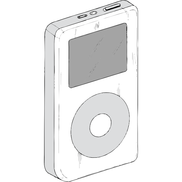 SVG iPod vector image