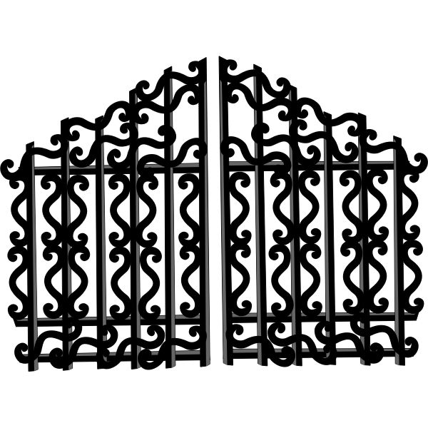 SVG Iron gate