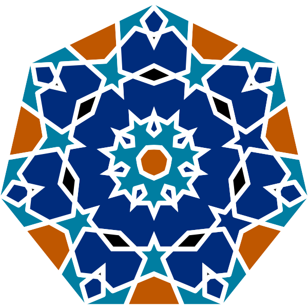 SVG Islamic Geometric Tile