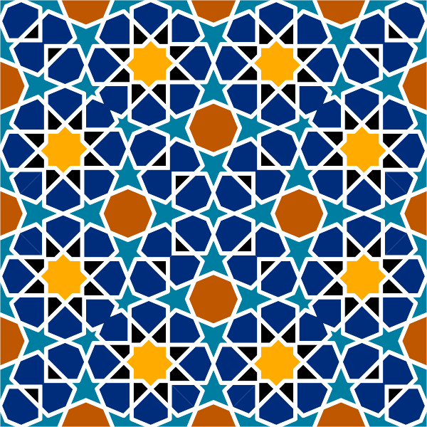 SVG Islamic Geometric Tile 2