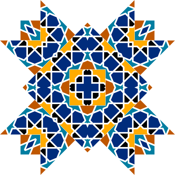 SVG Islamic Geometric Tile 3
