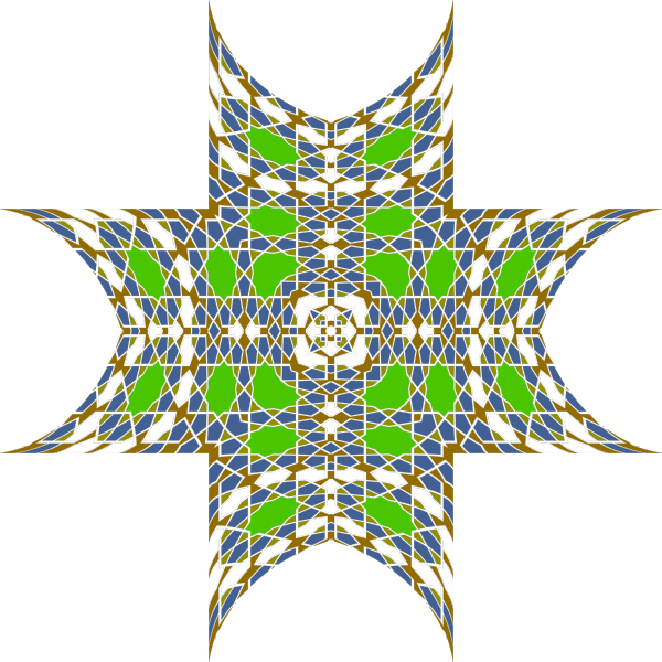 SVG Islamic Geometric Tile 4