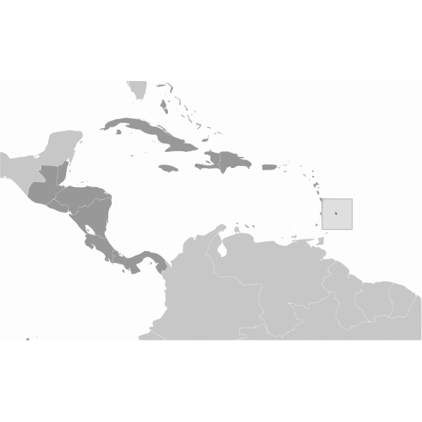SVG Island Barbados vector image