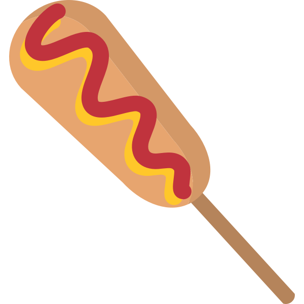 SVG Isolated corndog