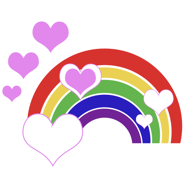 SVG Isolated Rainbow 4