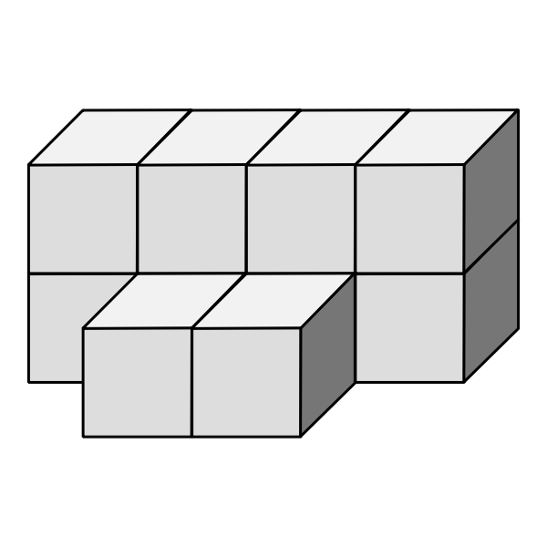SVG Isometric dice construction