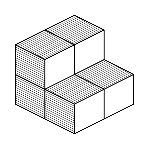 SVG Isometric drawing task vector image