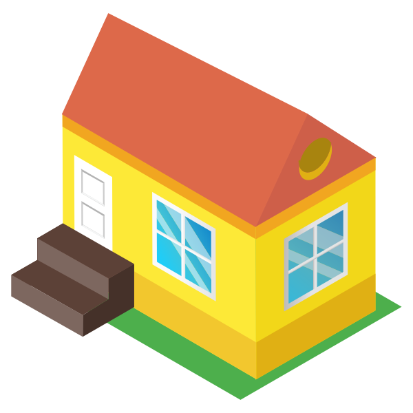 SVG Isometric house