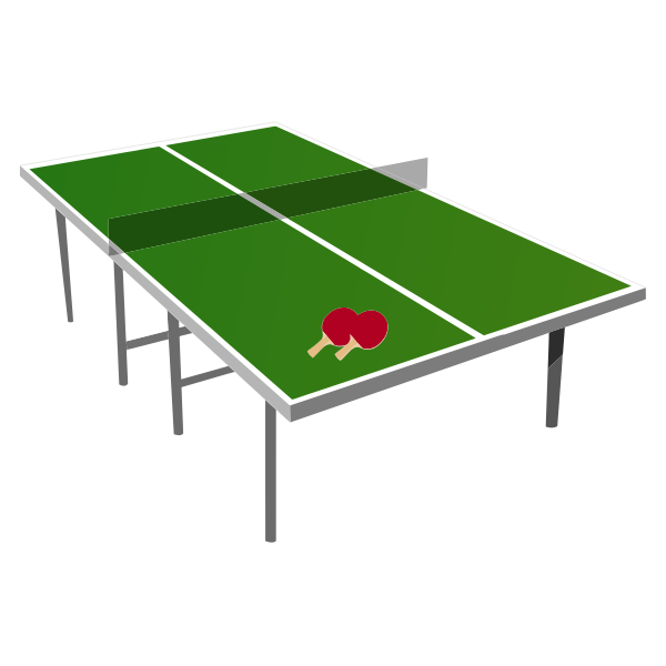 SVG Isometric ping pong able