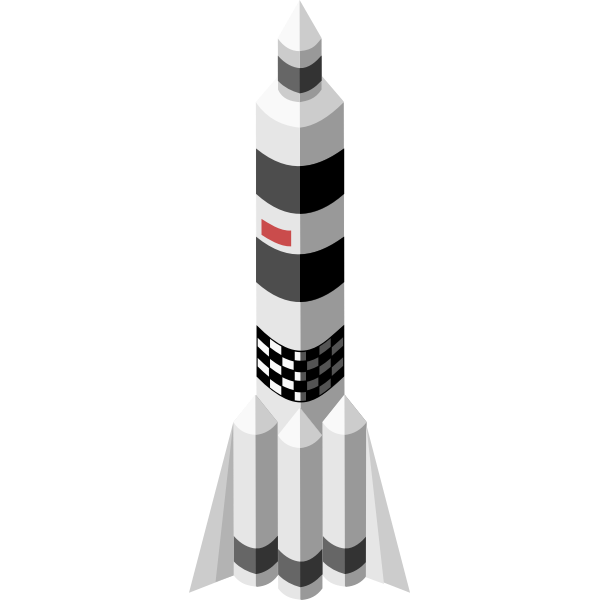 SVG Isometric rocket