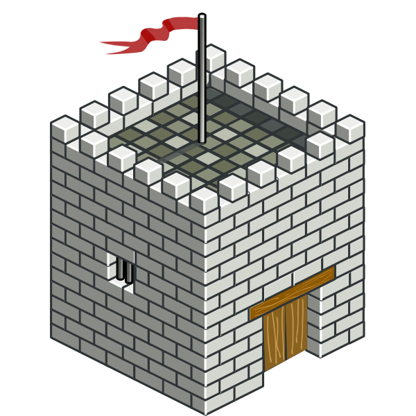 SVG Isometric tower