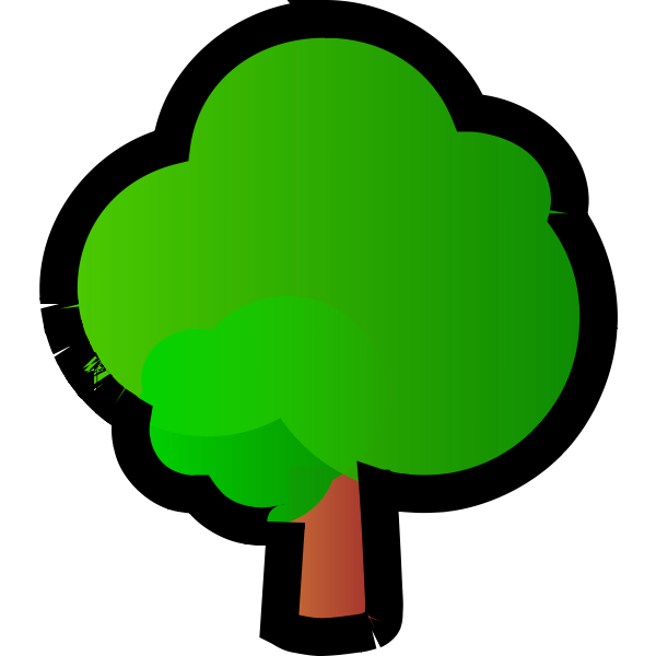 SVG isometric tree