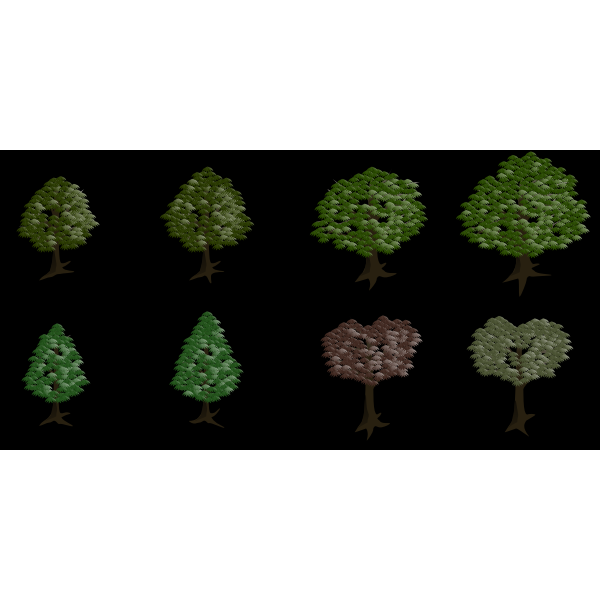 SVG Isometric Tree