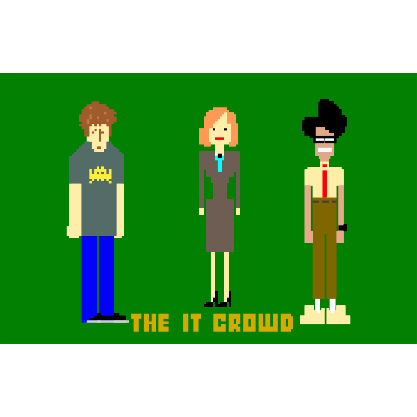 SVG IT crowd poster
