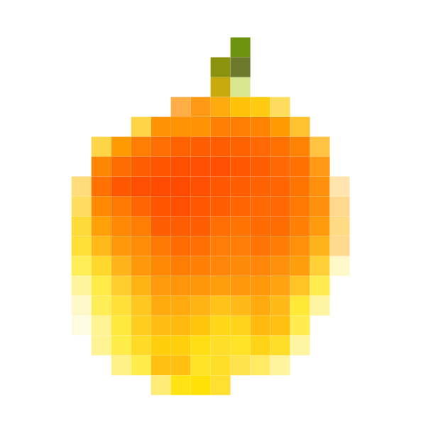 SVG It was a peach