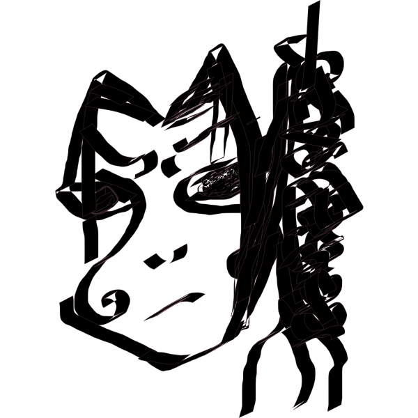 SVG itachi head