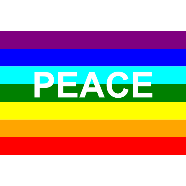 SVG Italian peace flag vector graphics