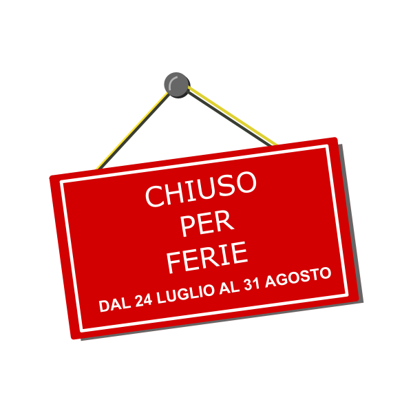 SVG Italian red 039039closing 039039 sign