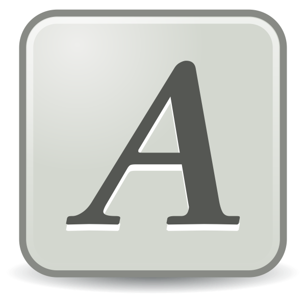SVG Italic font