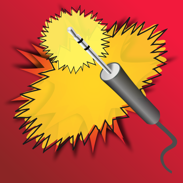 SVG Jack audio plug zap