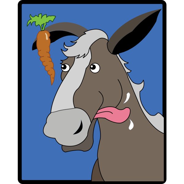 SVG Jackass drawing
