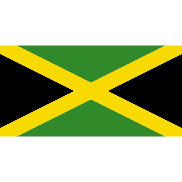 SVG Jamaican Flag