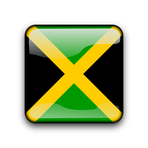 SVG Jamaican flag button