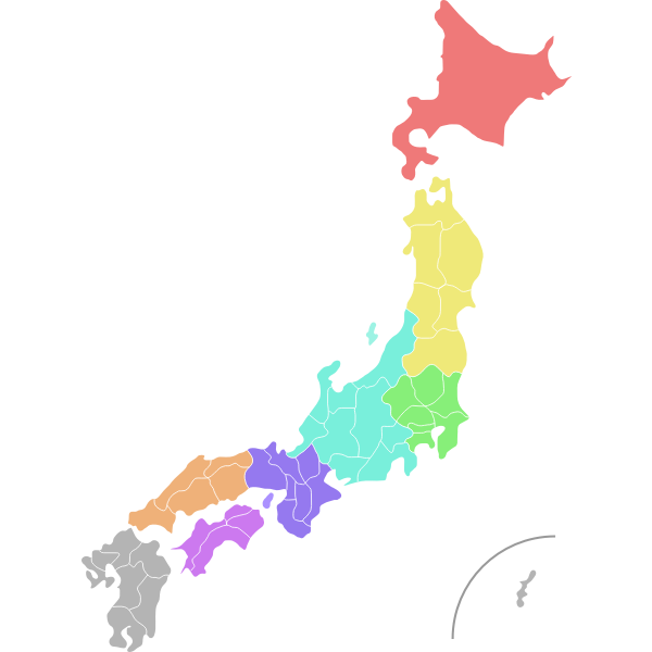 SVG Japan039s map
