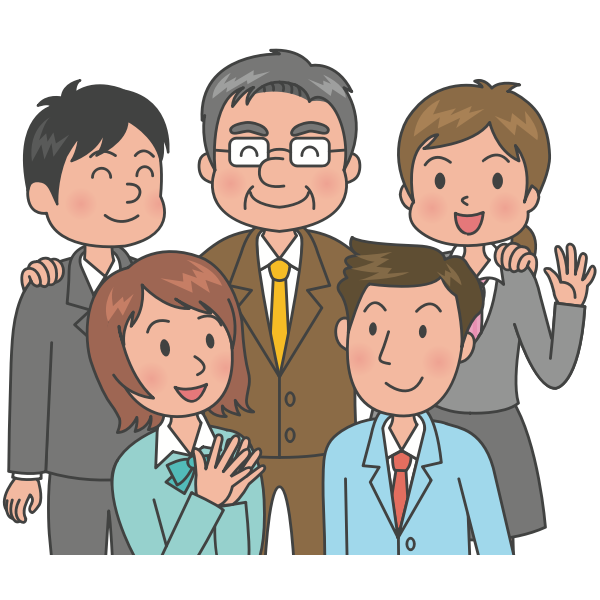 SVG Japanese Coworkers