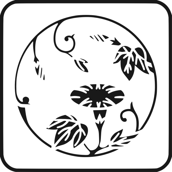 SVG Japanese decorative icon