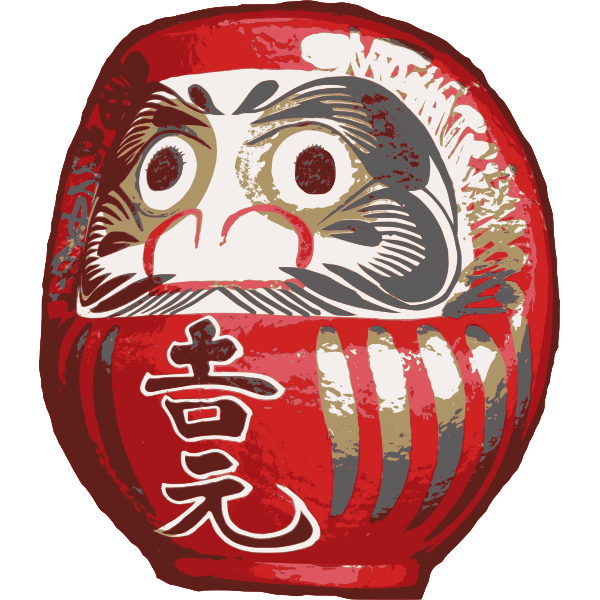 SVG Japanese doll