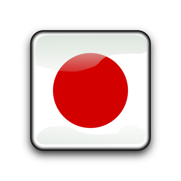 SVG Japanese flag vector