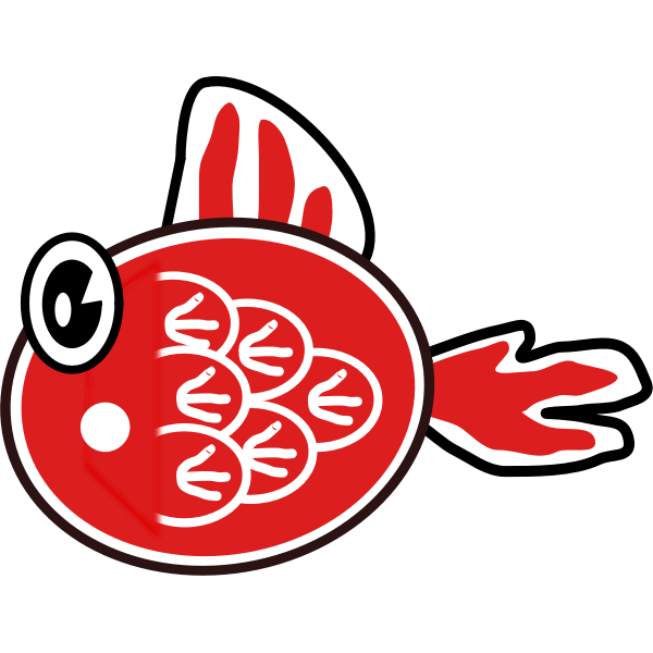 SVG Japanese goldfish