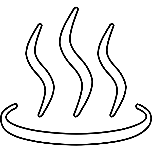 SVG Japanese hot spring vector graphics
